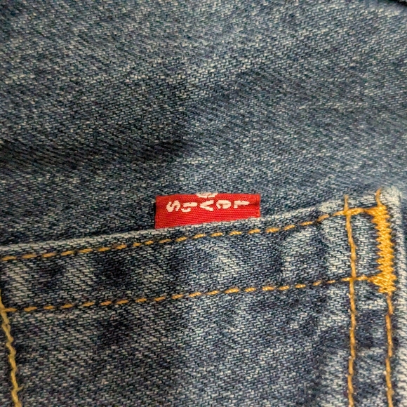 Levi's 505 Regular Fit Jeans, Blue, Size 34W 34L - Picture 9 of 11